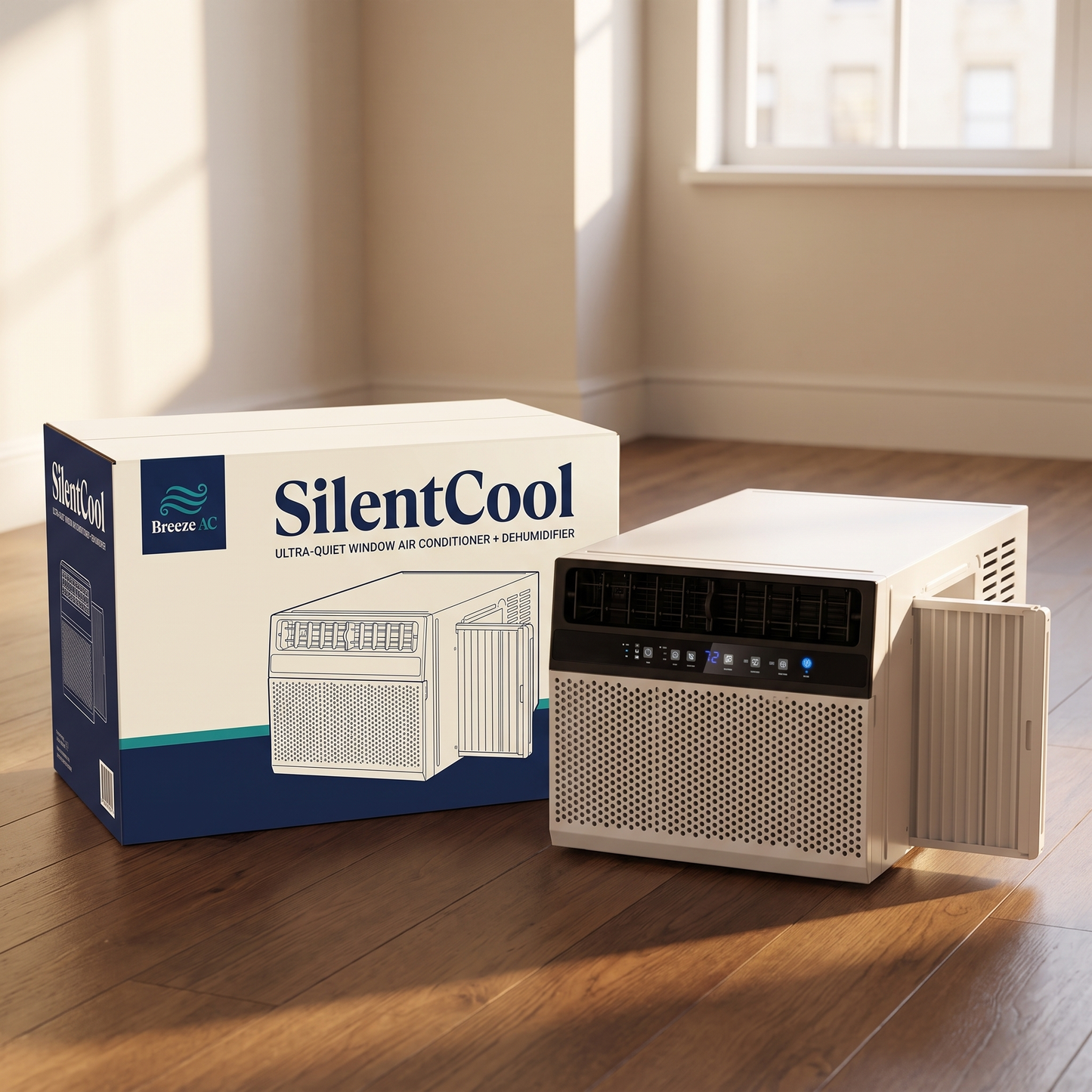 SilentCool with Breeze AC branded box