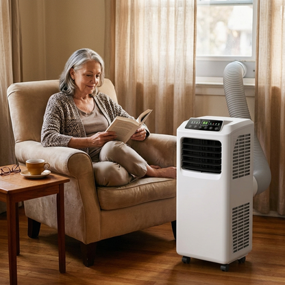 CryoCool - 9000 BTU Portable Air Conditioner and Dehumidifier