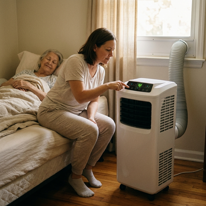 CryoCool - 9000 BTU Portable Air Conditioner and Dehumidifier
