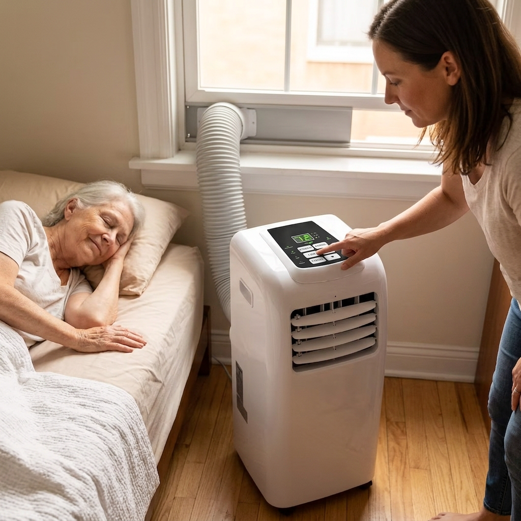 GlacierAir - 8000 BTU Portable Air Conditioner and Dehumidifier